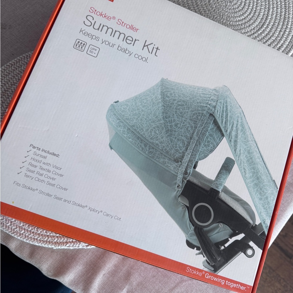 Stokke Summer kit for Stokke Stroller - salty blue color
